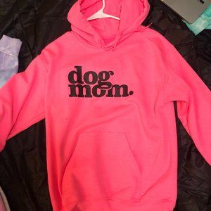 Pink Dog Mom hoodie